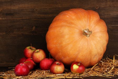 pumpkin and apples